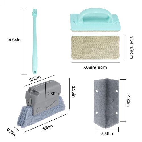 Raamschermrailreinigingssysteem 14,8 inch uitschuifbare 2