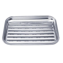 Plat à rôtir perforé en acier inoxydable de qualité supérieure,