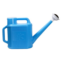Arrosoir 10L Arrosoir en plastique avec poignée confortable-Bleu
