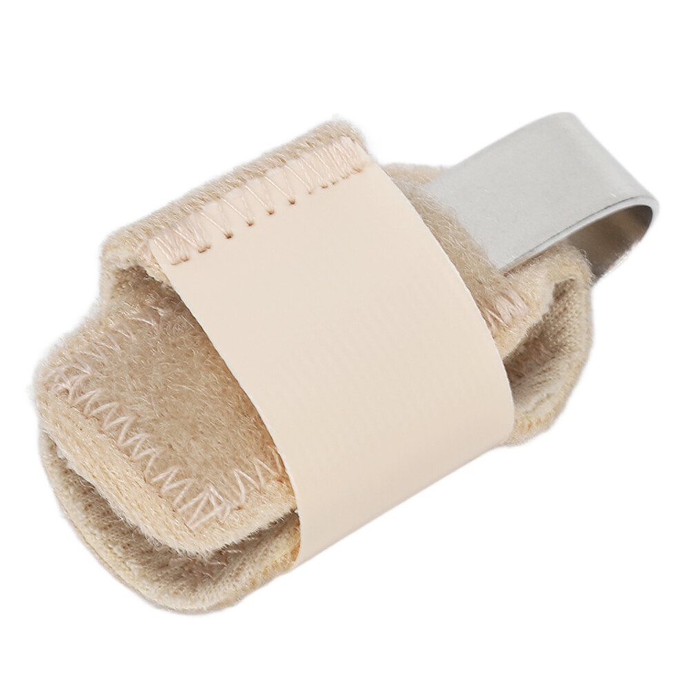 Toe Splint Aluminum Plate Fixing Brace for Adults, Skin Color, Adjustable