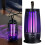 USB Insect Killer Shock Trap Indoor Outdoor LED Fly Bug Bug Zapper Black 8