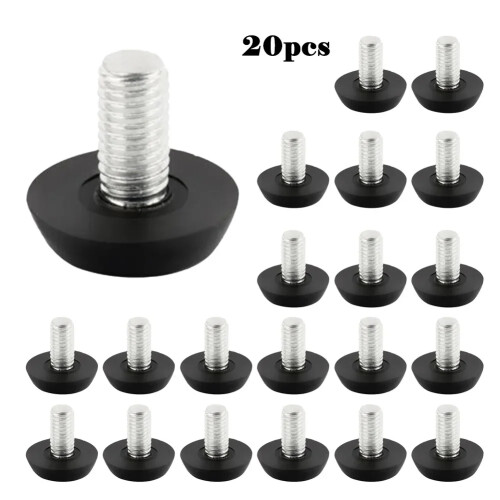 20PCS Ρυθμιζόμενα Πόδια Ισοπέδωσης Επίπλων 21mm Βάση Έπιπλα Γραφείου Σπιτιο