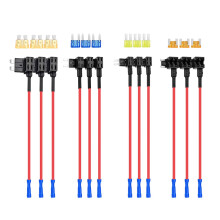 12Pack 12V Automotive Ekstra sikringssikringsbruddATOATC ATM APM Sikringsholder Legg til sikringssett for hjemmeforbedring
