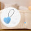 Herzförmige Quilt-Clips, 4er-Pack, weiche, sichere Farbe,-Blau 6