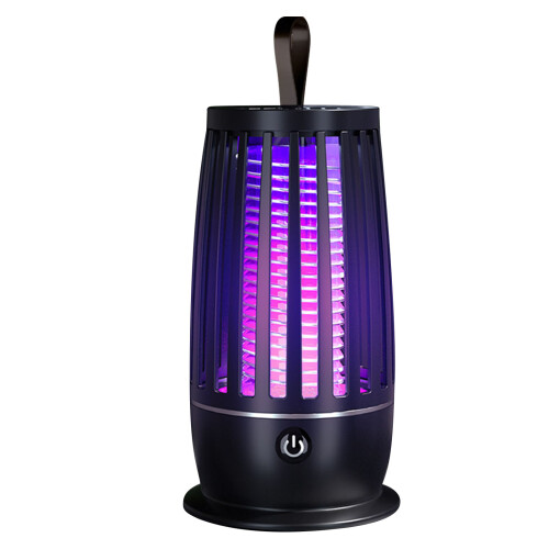 USB Insect Killer Shock Trap Indoor Outdoor LED Fly Bug Bug Zapper Black 1