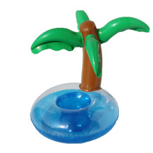 PVC Kokosnuss-Getränkehalter: Aufblasbarer Halter für Pool und Strand