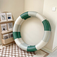 Family-Friendly Inflatable Pool | Retro Green Stripes | Ages 3-6
