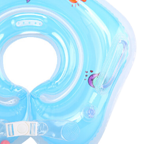 Kinderhalsring mit Doppel-Luftventil, PVC, Blau, 39x9cm 2