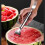 Watermelon Divider And Fruit Fork Dishwasher Safe Melon Slicer 7