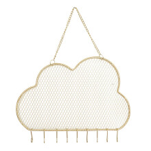 2Stk Goldener Earring Organizer Hängend Für Schmuckaufbewahrung