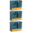 3Szt Dark Blue Chopstick Holder Kitchen Storage Rack Practical ABS 8