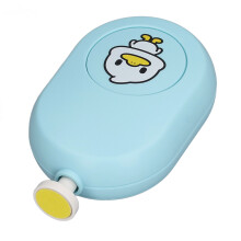 Kit de Coupe-ongles pour bébé avec 4 têtes de broyage, bleu, ABS, 900mAh