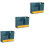 3Szt Dark Blue Chopstick Holder Kitchen Storage Rack Practical ABS 5