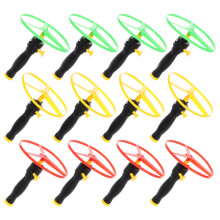 24Ud Discos Voladores Pull String Color Surtido Para Niños