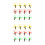 24Ud Discos Voladores Pull String Color Surtido Para Niños 9