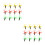 24Ud Discos Voladores Pull String Color Surtido Para Niños 10