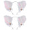 2Pz Cerchietti Decorativi Orecchie Gatto Per Masquerade 6