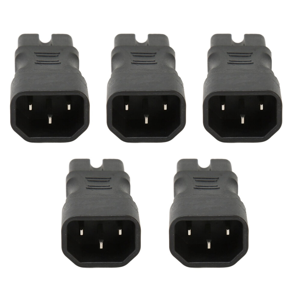 5Pcs Iec320 C14 To C15 Power Adapter Plugs 10A/250V, 2500W 4341369989930