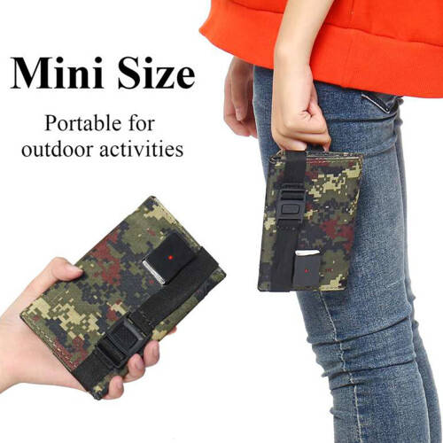 Outdoor Travel Solar Panel, Waterproof and Durable Monocrystalline Silicon for High Conversion Efficiency, Foldable Design with Multi-Device Support, 1