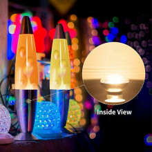 Ferrofluid lavalampa, högtemperaturbeständig glödlampa som säkerställer stabilt dynamiskt flöde för förbättrad visuell upplevelse i tvätt-