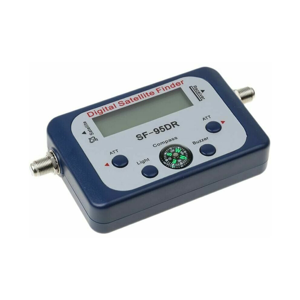 Professional Digital Satellite Finder, Sensitive And Accurate Signal Detection Device For Mounting Or Repositioning Satellite Dishes Black 9169997125224