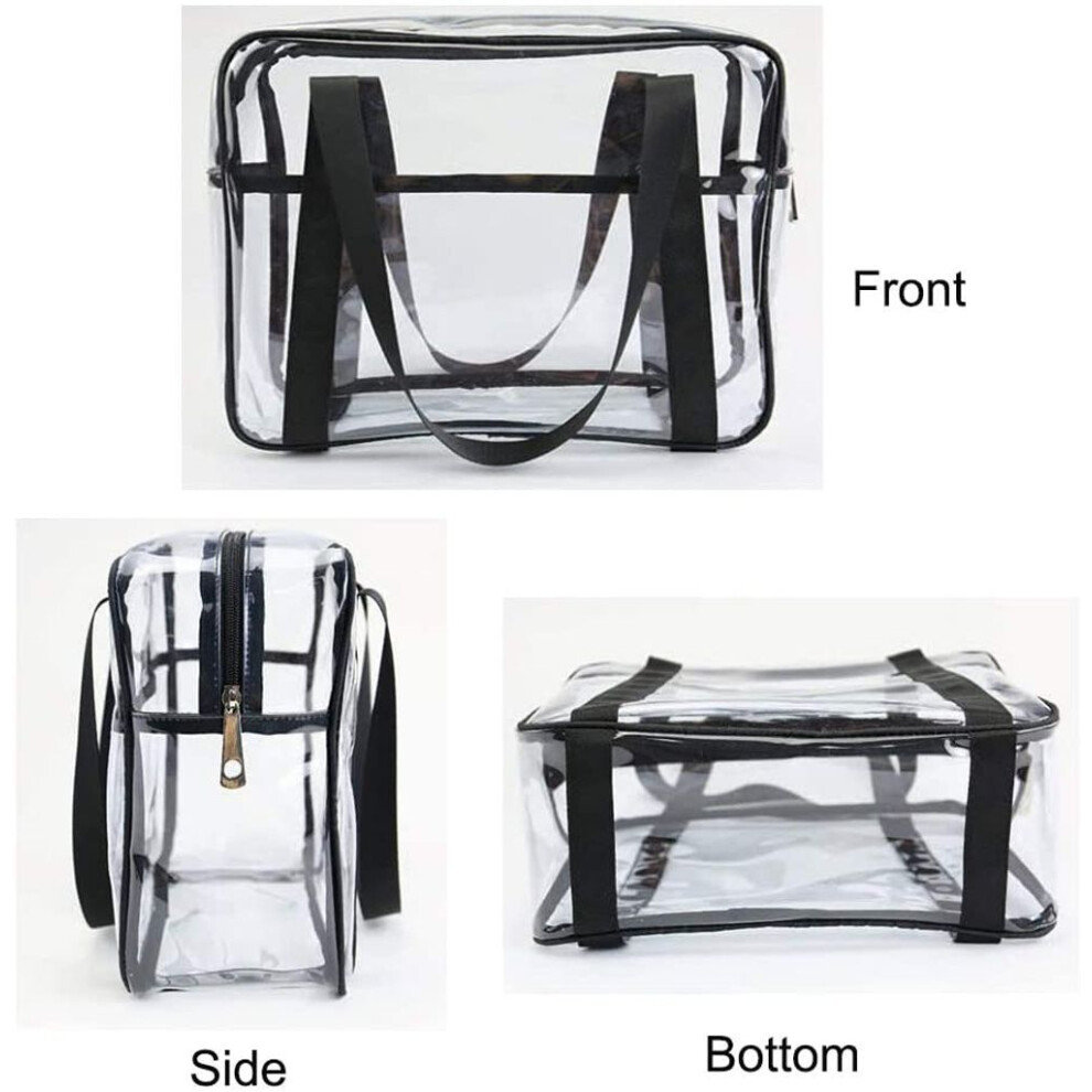 Travel Clear Makeup Bag, Large Capacity Toiletry Cosmetic Organizer, Waterproof Material, Spacious Interior For Larger Tools And Accessories, Easy