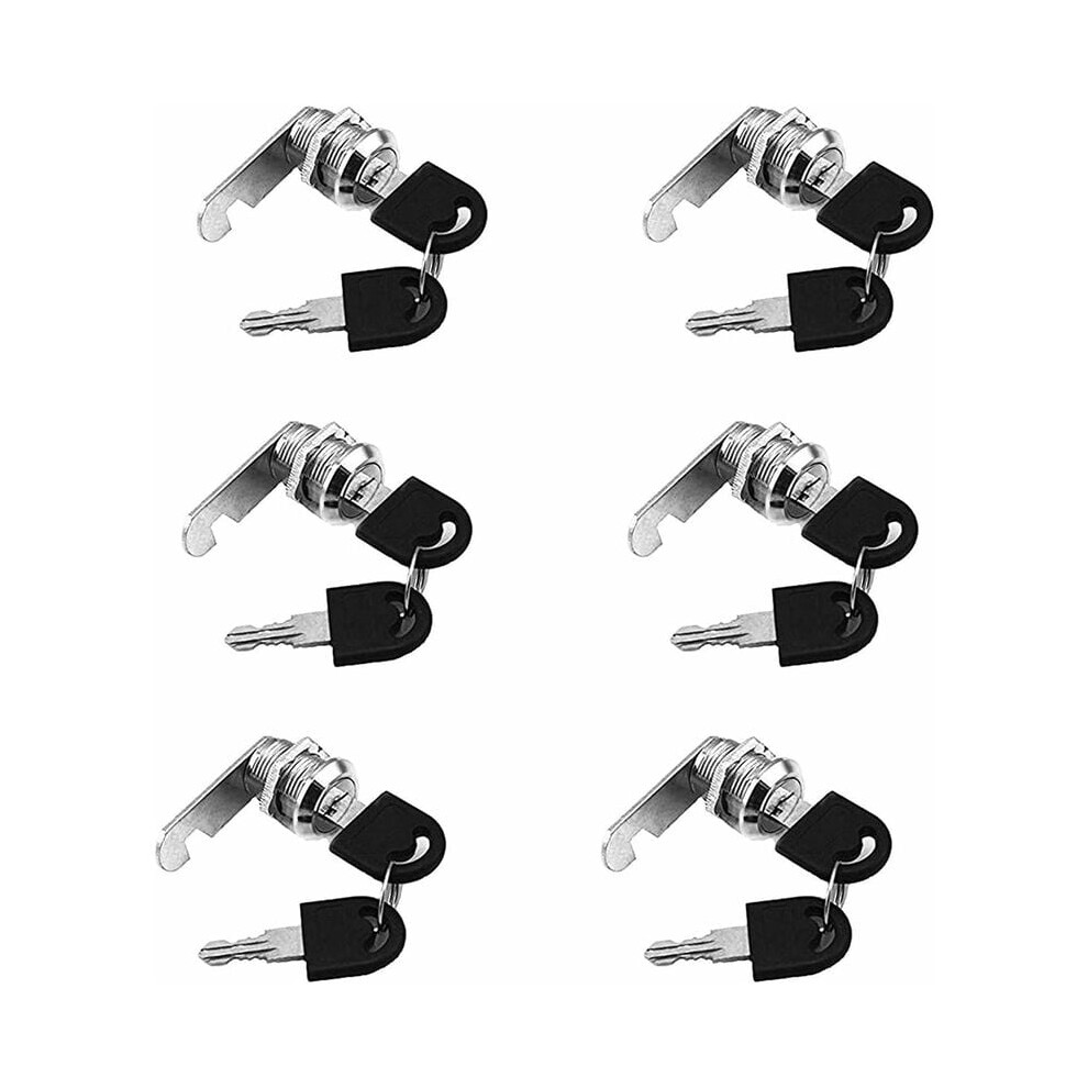 Polished Galvanic Finish Drawer Locks, Keyed Alike Tool Box Lock Offers Ultimate Security, High-Quality Steel Cylinder Cam Lock, Easy Installation 9340959451524