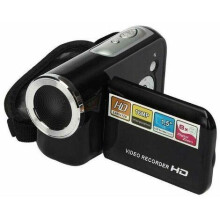 Anti-risting HD-kamera, bærbart digitalt videokamera med opptak under lading, 2,7-tommers LCD-skjerm