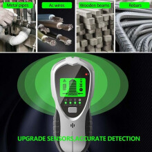 LCD-väggskanner för detektering av trätrådsmetallreglar, 4-i-1 digital detektor med högpresterande LCD-skärm och LED LCD-bakgrundsbelyst