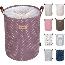Toy Box with Drawstring, Waterproof Organizer for Children's Rooms (19-Inches)