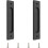 Flush Pull Handle For Cabinets Wardrobes, Smooth Surfaces Invisible Design Solid Carbon Steel, Easy Install Heavy Duty For Kitchen Bathroom Area (Set 1