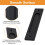 Flush Pull Handle For Cabinets Wardrobes, Smooth Surfaces Invisible Design Solid Carbon Steel, Easy Install Heavy Duty For Kitchen Bathroom Area (Set 4