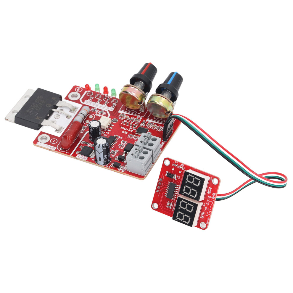 Custom Diy 100A Spot Welder Control Board With Digital Time & Current Settings 8441369990939