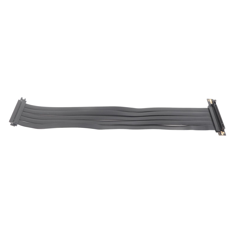 Flexible Pcie Extension Cable Pcie 4.0 X16 Riser Cable High Speed Shielded With Segmented Design For Airflow, Backward Compatible For All Major Chipse 9147006765364