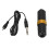 Stylet de tatouage ajustable avec interface RCA, 10,4 cm, noir-or 8
