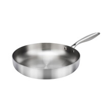 Poêle à fond plat antiadhésive pour frire les œufs de-26cm