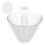 Space Saving Coffee Brewing System Ideal-155 round filter pap 1
