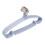 10Pcs Durable Plastic Clothes Hangers No Slip Keep Clothes-Blue 1