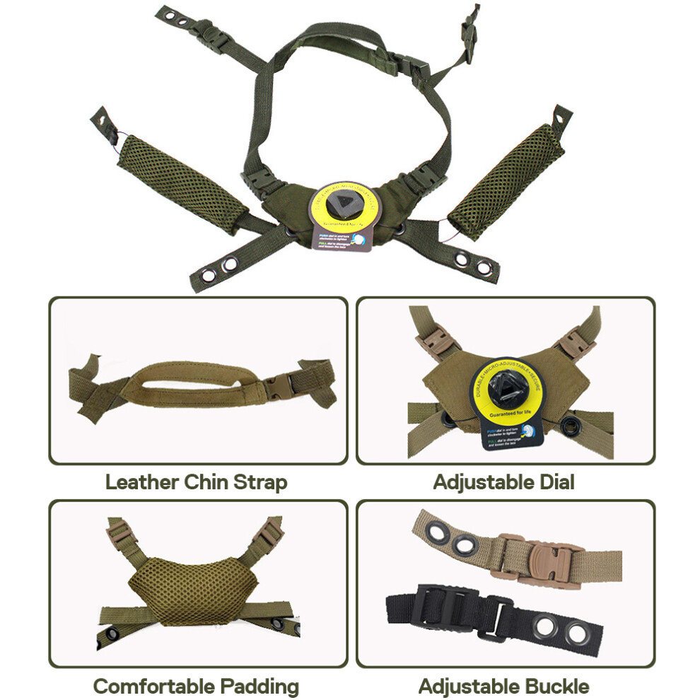 High-Quality Chin Strap Replacement For Fast Mich Wendy Helmet Easy To Install 7651377972600