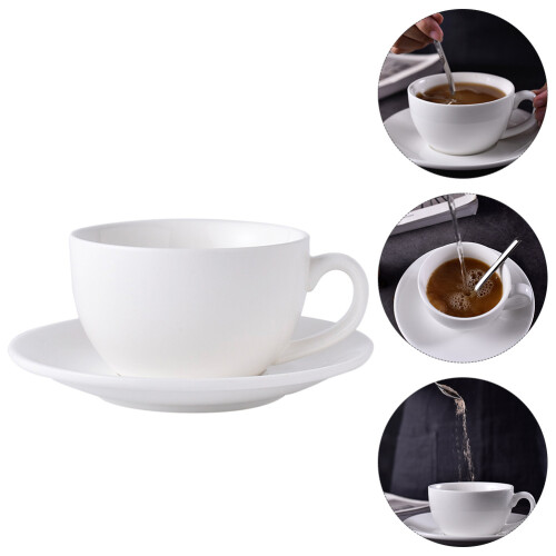 2Conjuntos De : Xícaras E Brancos Cerâmica Para Café 1
