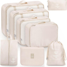 Cubes de rangement pour voyages d'affaires, accessoires de voyage en matériaux de haute qualité, organisateurs de bagages de différentes tailles