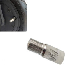 Adaptador de extensión de válvula para neumáticos de scooter, boquilla de aire inflable con diseño de boquilla de aire integrada, neumático de