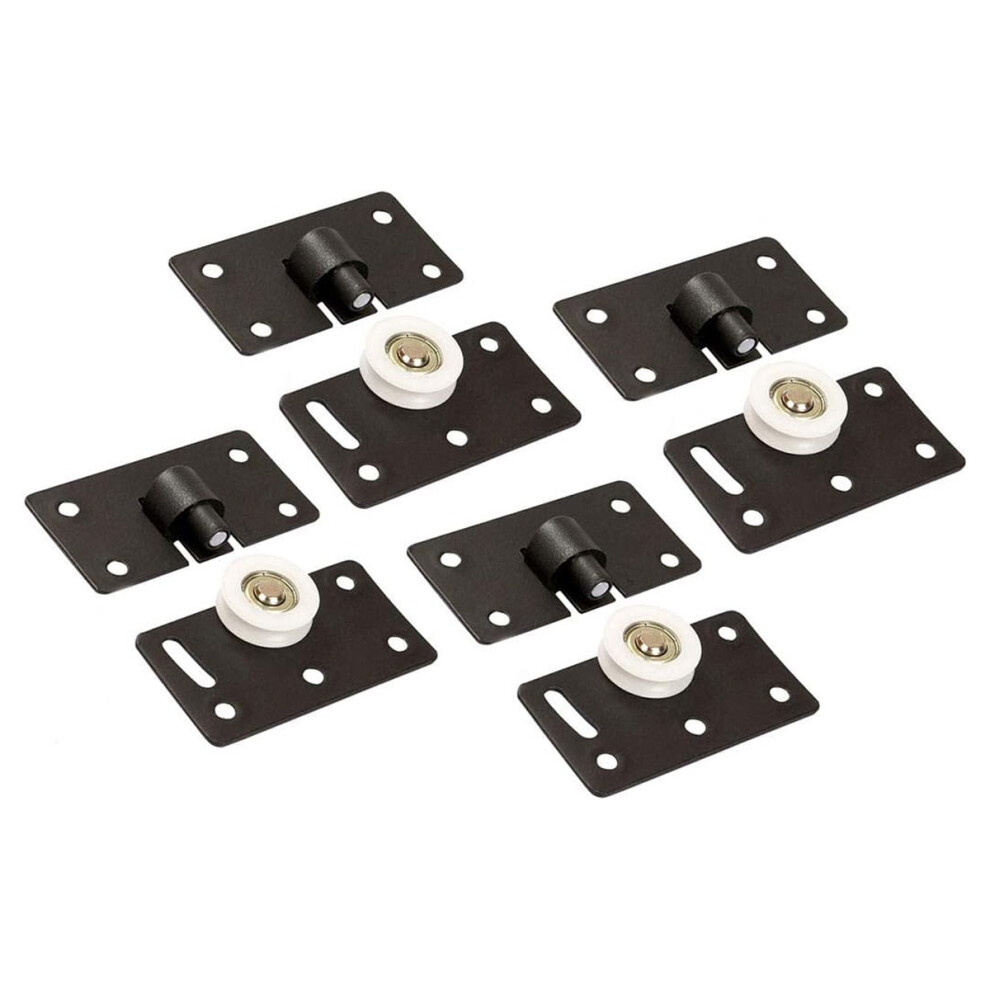 Grooved Wheel Sliding Pulley For Wardrobe, Metal And Plastic Door Roller With Noise Reduction Features, Perfect For Home Furniture And Office 9173940258938