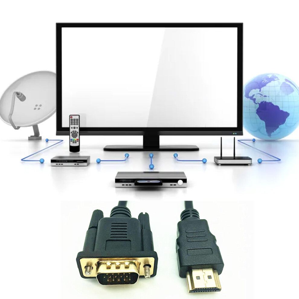 Advanced Hdmi To Dvi-D Adapter, Convert Digital Signals For High-Definition Monitor Projection, Superior Conductivity Cable & Adapter Ensuring 9169997125910