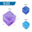 Energy Balancing Sand Cube, Orgone Mini Cube Effects For Relaxing Moments, Smooth Transparent Surface With Ps Frame, Versatile Usage For Professional 3
