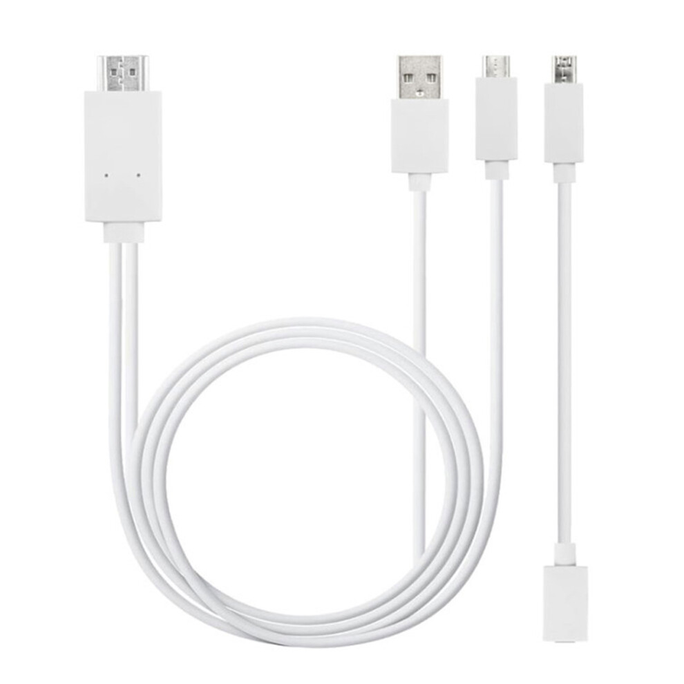 High-Definition Visual Enjoyment, Audio & Video Synchronization, Hdmi Adapter For Mhl Enabled Devices, Plug And Play With Stable Transmission, 9405630949230