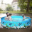 Portable Plastic Swimming Pool - Multiple Sizes & Capacities in Blue 7