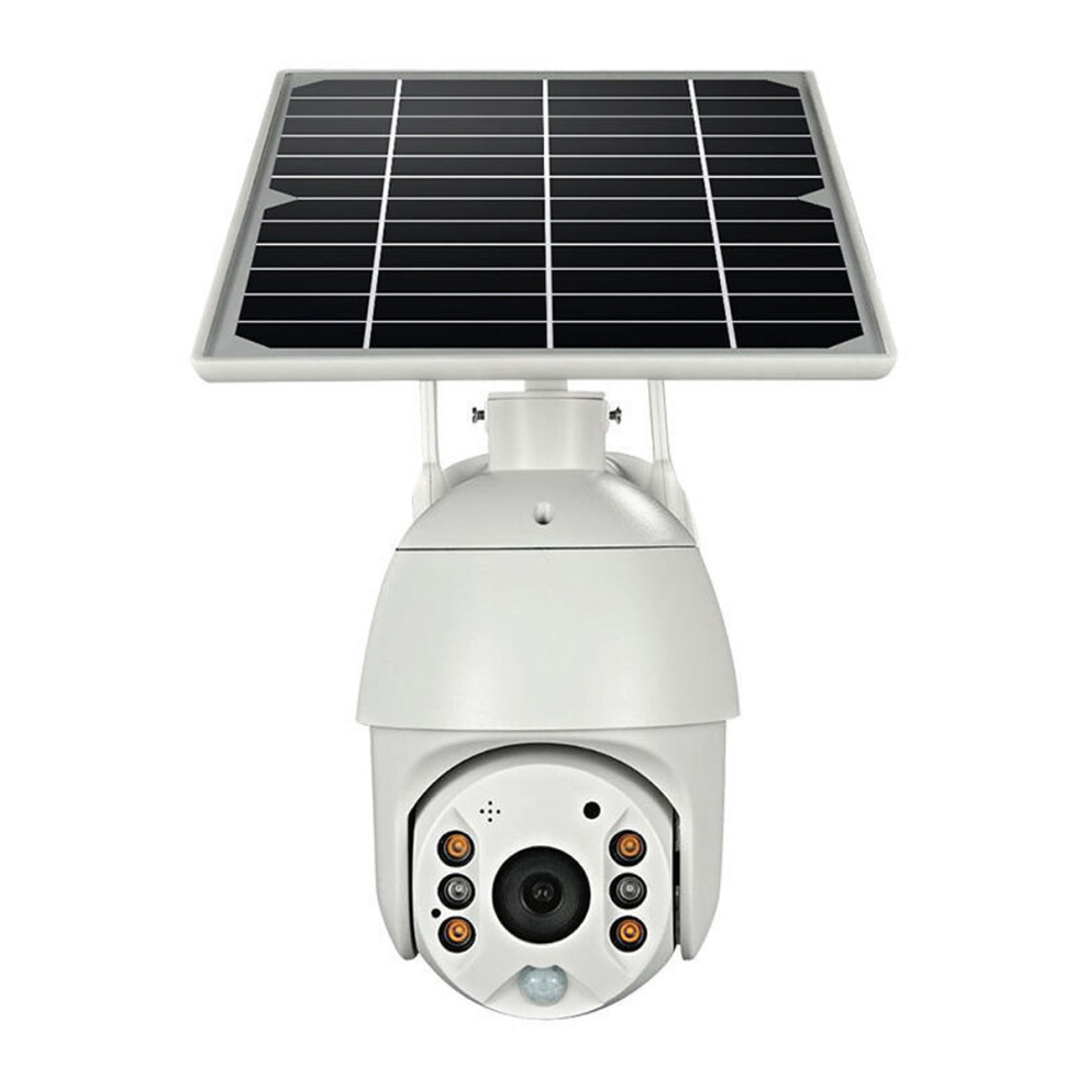 Solar Security Camera, 1080P, Motion Detection, Color Night Vision, Remote Access, Pan Tilt, Quick Setup, For Comprehensive Home Security 9433291626795
