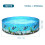 Portable Plastic Swimming Pool - Multiple Sizes & Capacities in Blue 2