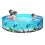 Portable Plastic Swimming Pool - Multiple Sizes & Capacities in Blue 3